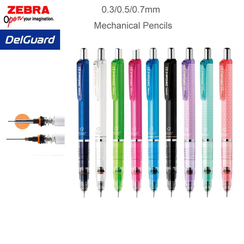 ZEBRA DelGuard pensil mekanik  - Zebra Pen Mildliner ulasan dan harga