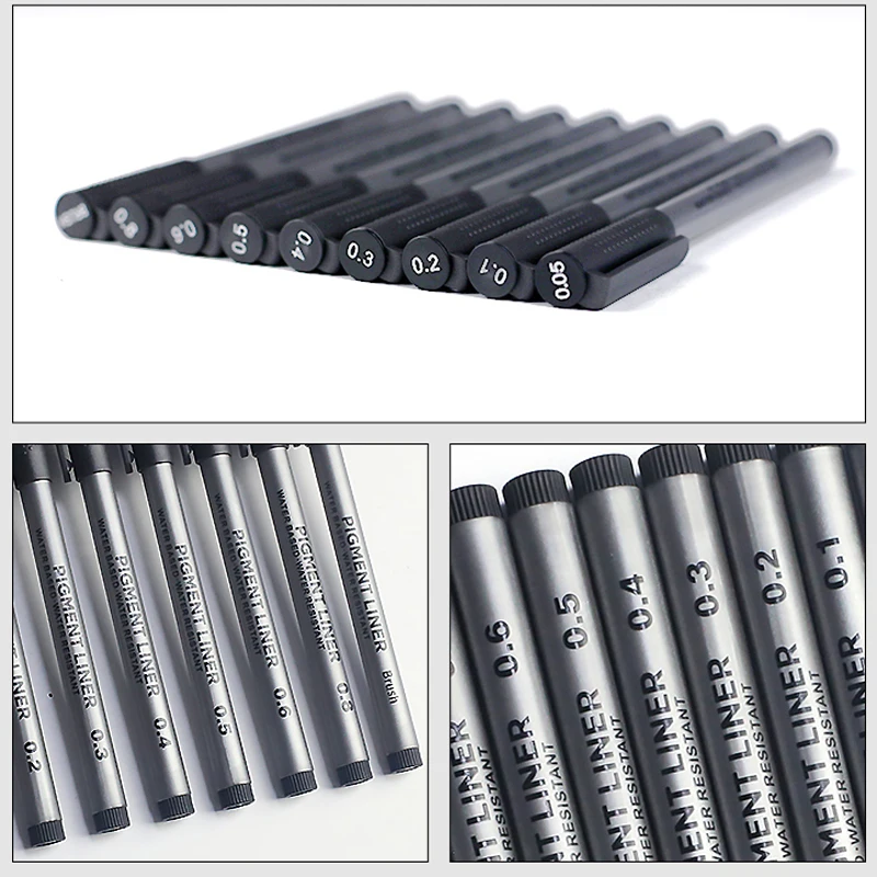 9 buah/set Spidol Tinta Micron - Copic Marker Sketch ulasan dan harga