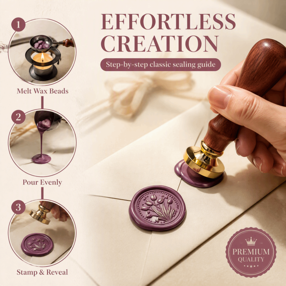 20 buah/set Stempel Segel Lili - Wax Seal Stamp Set ulasan dan harga