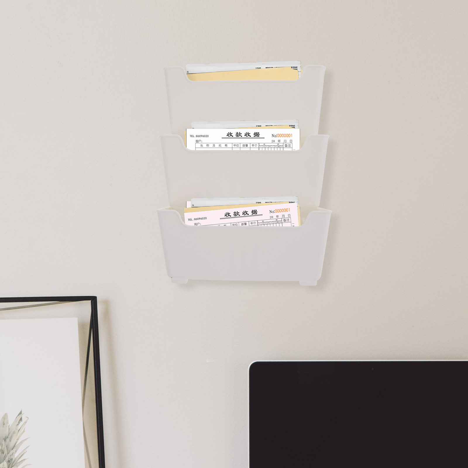 1 Set Rak Penyimpanan File Pla - Magazine Holder Rack ulasan dan harga