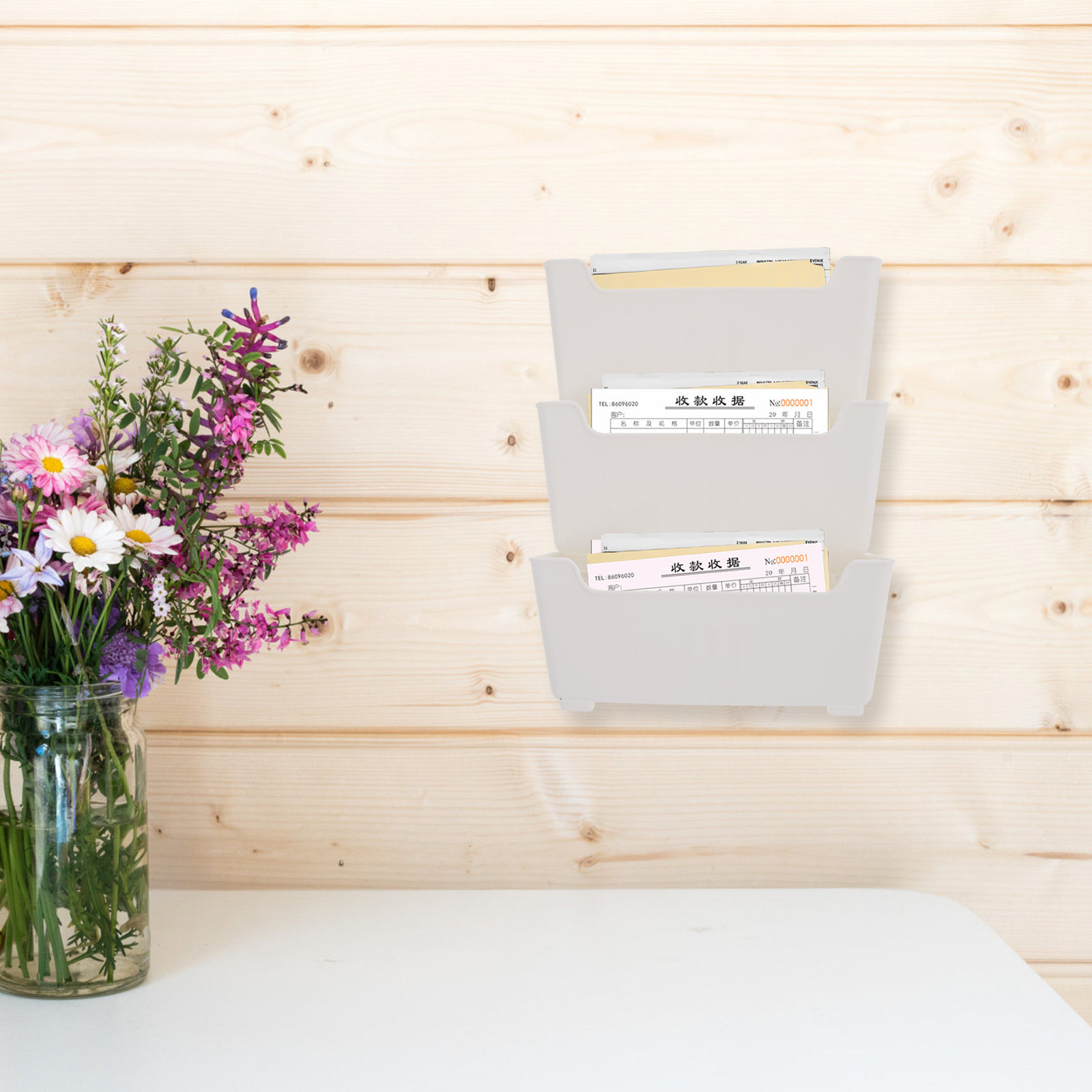 1 Set Rak Penyimpanan File Pla - Magazine Holder Rack ulasan dan harga