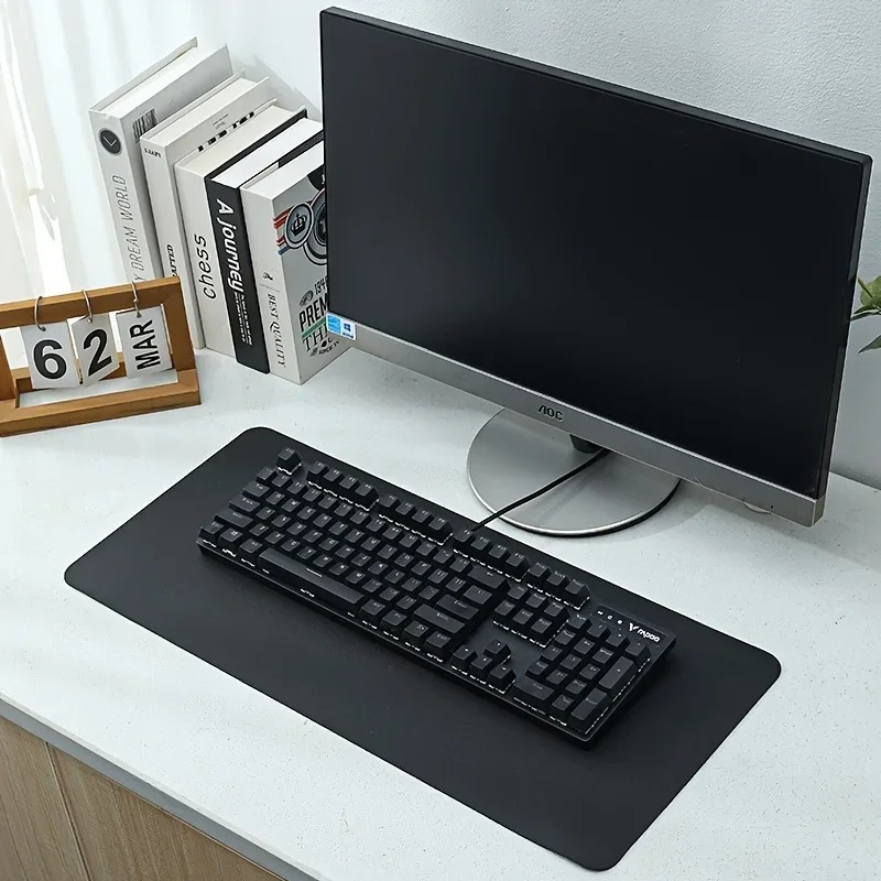Alas Meja Kulit Warna Solid Pi - Leather Desk Pad ulasan dan harga