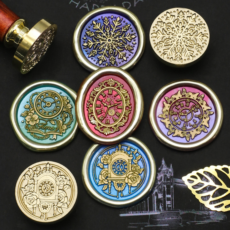 Stempel Lilin Jam Retro Kepala - Wax Seal Stamp Set ulasan dan harga